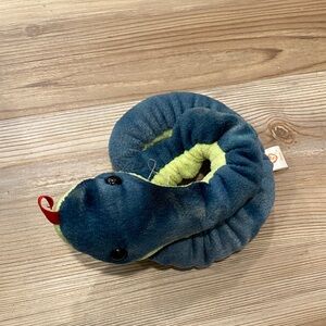 Ty Plush Snake Toy blue  and Green
